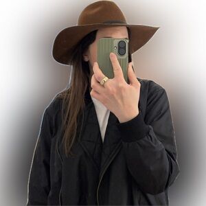 NWOT Classic Pendleton Brown Wide-Brim 100% Wool Hat